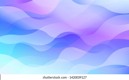 Abstract Background With Dynamic Effect. Vector Illustration with Color Gradient
