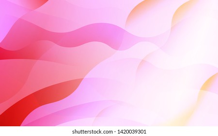 Abstract Background With Dynamic Effect. Vector Illustration with Color Gradient
