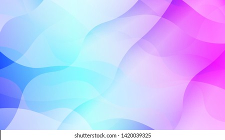 Abstract Background With Dynamic Effect. Vector Illustration with Color Gradient