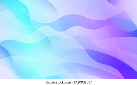 Abstract Background With Dynamic Effect. Vector Illustration with Color Gradient