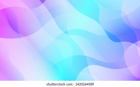 Abstract Background With Dynamic Effect. Vector Illustration with Color Gradient