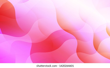 Abstract Background With Dynamic Effect. Vector Illustration with Color Gradient