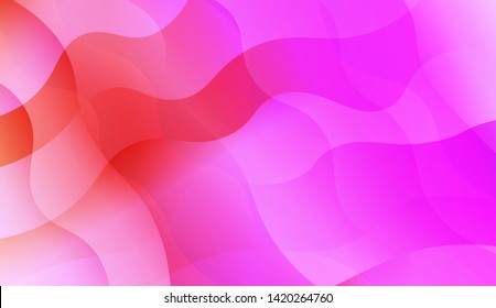 Abstract Background With Dynamic Effect. Vector Illustration with Color Gradient