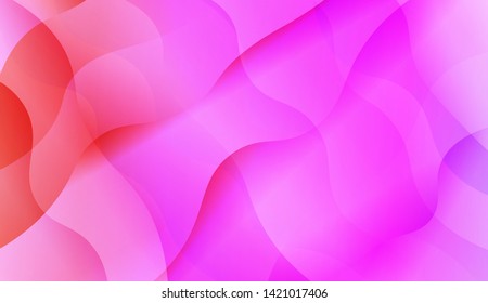 Abstract Background With Dynamic Effect. Vector Illustration with Color Gradient