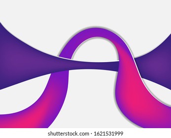 Abstract background with dynamic effect. Vector purple wavy wave abstract swoosh background. Wavy waves banner color line for web banner. 
