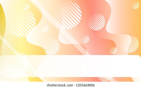 Abstract Background With Dynamic Effect. For Your Design Ad, Banner, Cover Page. Vector Illustration with Color Gradient