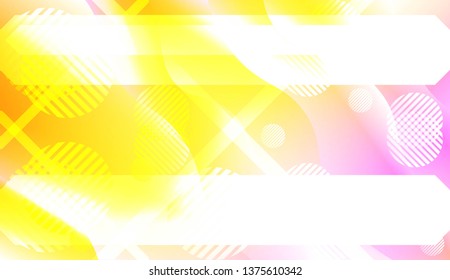 Abstract Background With Dynamic Effect. For Your Design Ad, Banner, Cover Page. Vector Illustration with Color Gradient