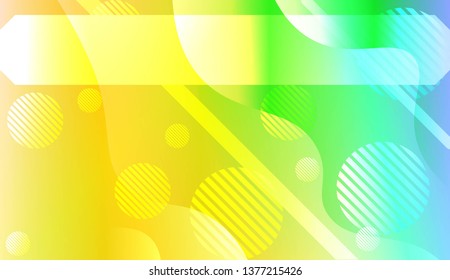 Abstract Background With Dynamic Effect. For Your Design Ad, Banner, Cover Page. Vector Illustration with Color Gradient