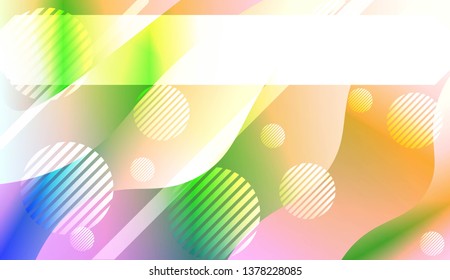 Abstract Background With Dynamic Effect. For Your Design Ad, Banner, Cover Page. Vector Illustration with Color Gradient