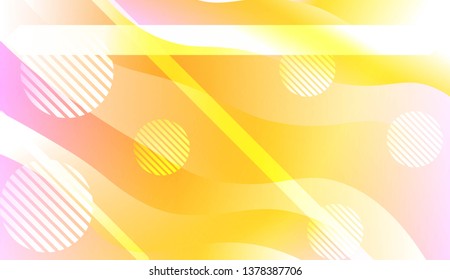 Abstract Background With Dynamic Effect. For Your Design Ad, Banner, Cover Page. Vector Illustration with Color Gradient