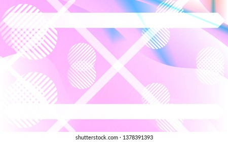 Abstract Background With Dynamic Effect. For Your Design Ad, Banner, Cover Page. Vector Illustration with Color Gradient