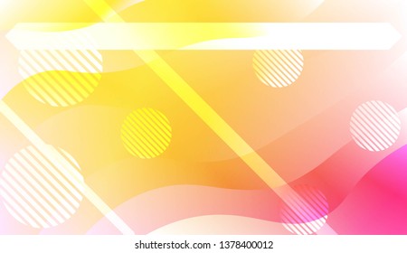 Abstract Background With Dynamic Effect. For Your Design Ad, Banner, Cover Page. Vector Illustration with Color Gradient