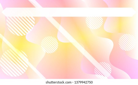 Abstract Background With Dynamic Effect. For Your Design Ad, Banner, Cover Page. Vector Illustration with Color Gradient