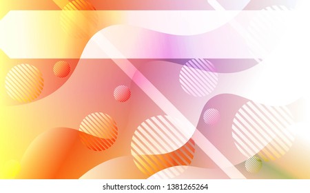 Abstract Background With Dynamic Effect. For Your Design Ad, Banner, Cover Page. Vector Illustration with Color Gradient