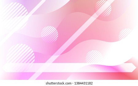 Abstract Background With Dynamic Effect. For Your Design Ad, Banner, Cover Page. Vector Illustration with Color Gradient
