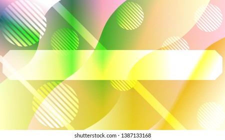 Abstract Background With Dynamic Effect. For Your Design Ad, Banner, Cover Page. Vector Illustration with Color Gradient