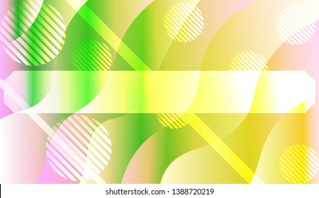 Abstract Background With Dynamic Effect. For Your Design Ad, Banner, Cover Page. Vector Illustration with Color Gradient