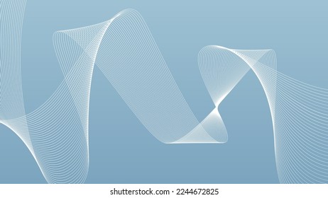 Abstrakter Hintergrund mit dynamischen, fließenden Linien