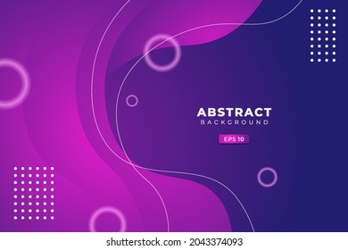 Abstract Background Dynamic Fluid Shape Soft Gradient Colorful Purple Blue