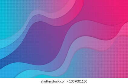 abstract background with dynamic fluid shapes. geometrical design concept. modern vector illustration