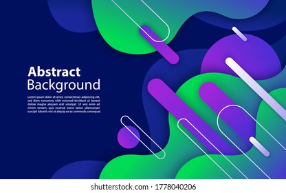 Abstract background with dynamic and geometric shape composition. Graphic design element