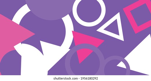Abstract background with dynamic geometric shapes modern element. Vector illustration suit for banner, presentation design and flyer. Smart design for your business ads