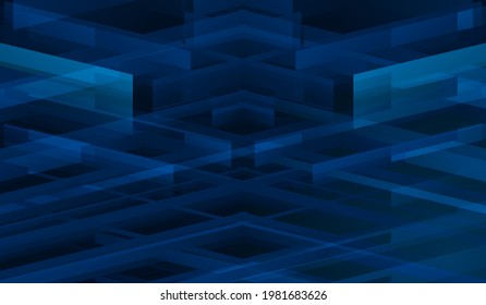 Abstract background dynamic geometric shapes banner template modern style vector illustration.