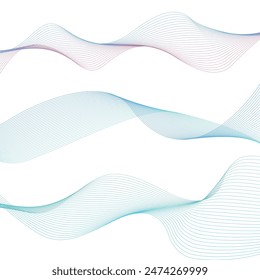 Abstract background with dynamic gradient color waves.
