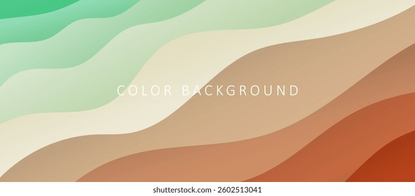 Abstract background with dynamic gradient color effect