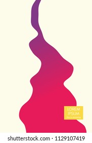 Abstract background with dynamic gradients. Futuristic technology style. Motion vector illustration.
