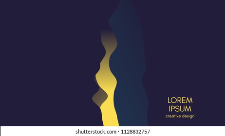 Abstract background with dynamic gradients. Technology style. Motion vector illustration.