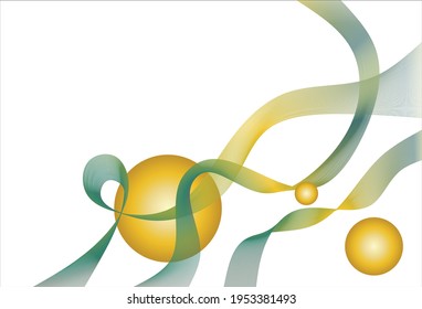 Abstract background with dynamic linear waves. Vector design in  minimalist style.

