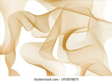 Abstract background with dynamic linear waves. EPS10 Illustration.
