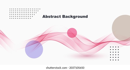 Abstract background with dynamic linear waves. Minimalistic style Wave flow - Powered by Shutterstock - Get 15% off with code: PIKWIZARD15