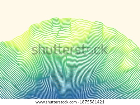 Abstract background with dynamic particles. Circular grid pattern. 3d vector illustration for business, science or technology.