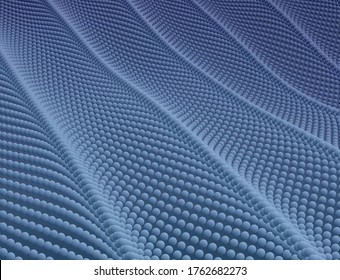 Abstract background with dynamic particles. Texture. 3d vector Illustration. 