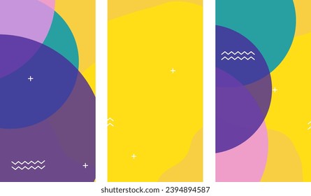 Abstract background. Dynamic shape composition. Eps10 vector