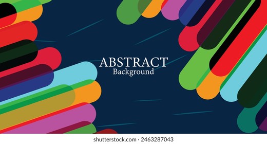 Abstract background with dynamic shape vector illustration.