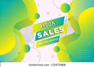 Abstract background. Dynamic shapes composition. Eps10 vector