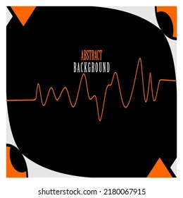 Abstract background Dynamic shapes composition Vector illustration 