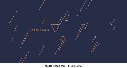 Abstract background with dynamic shapes. Vector template for design.