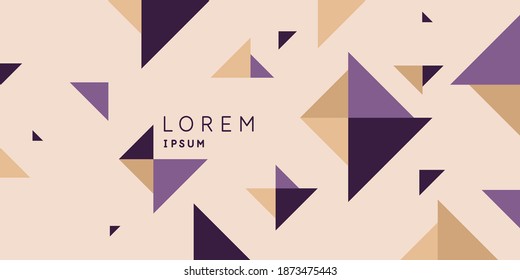 Abstract background with dynamic shapes. Vector template for design. Template for social networks.