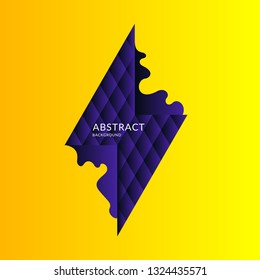 Abstract background with dynamic splash. Vector illustration in flat minimalistic style