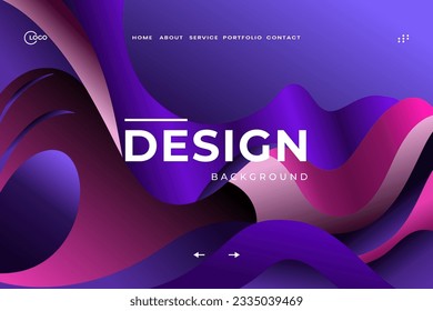 Abstract Background Dynamic Wave Colorful is used for UI UX design, particularly on websites, apps, and digital interfaces