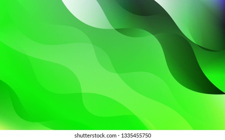 Abstract Background With Dynamic wave Effect. For Design Flyer, Banner, Landing Page. Vector Illustration.