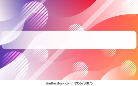 Abstract Background With Dynamic wave Effect. For Flyer, Brochure, Booklet And Websites Design Vector Illustration with Color Gradient