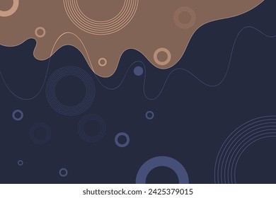abstract background with dynamic waves. Vector illustration in minimal style