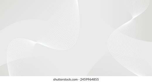 Abstract background with dynamic wavy lines, Digital future technology concept background, vector illustration