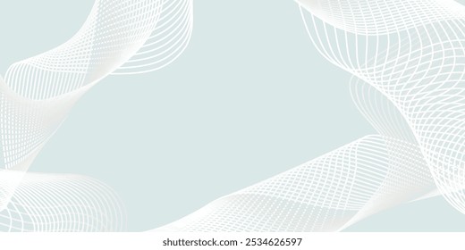 Abstract background with dynamic wavy lines, Digital future technology concept background, vector illustration.eps10