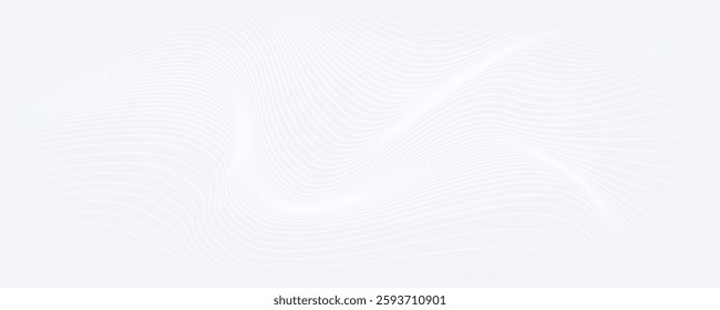 Abstract background with dynamic wavy lines, Digital future technology concept background